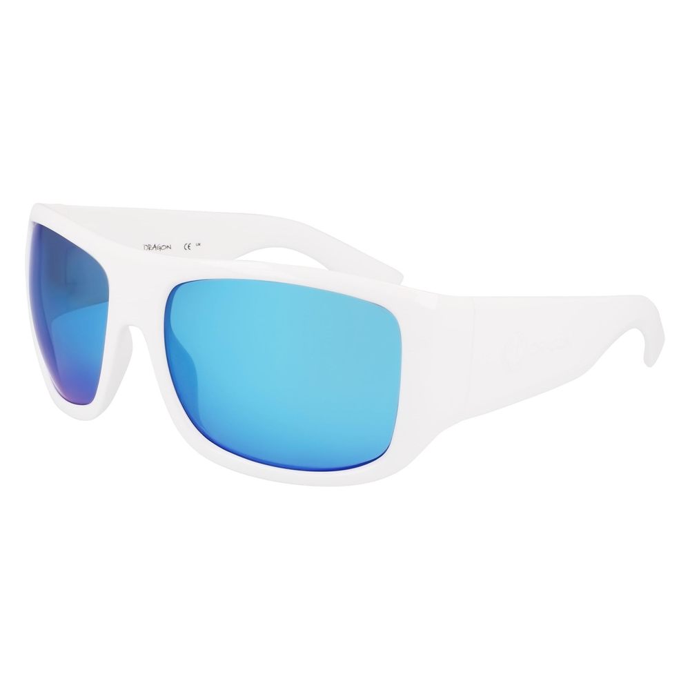 New Dragon DR CALYPSO LL POLARIZED 102 White Sunglasses, Blue Ion Luma Lenses